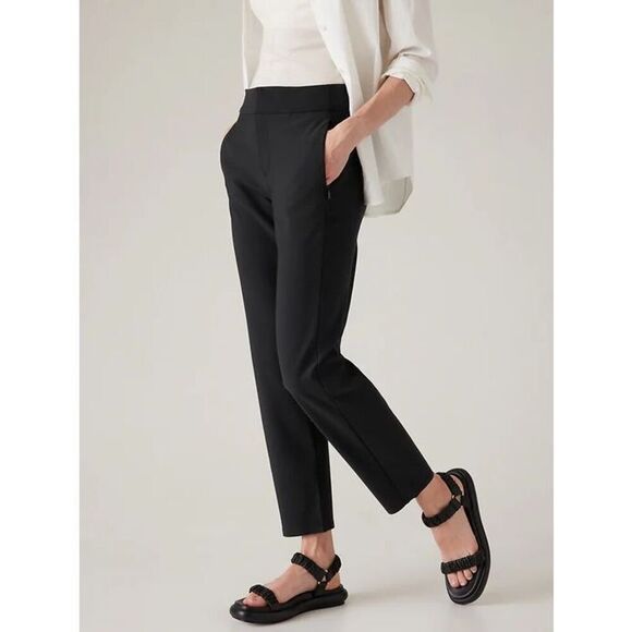 Athelta Stellar Trouser pants Black size 6 - Picture 4 of 13